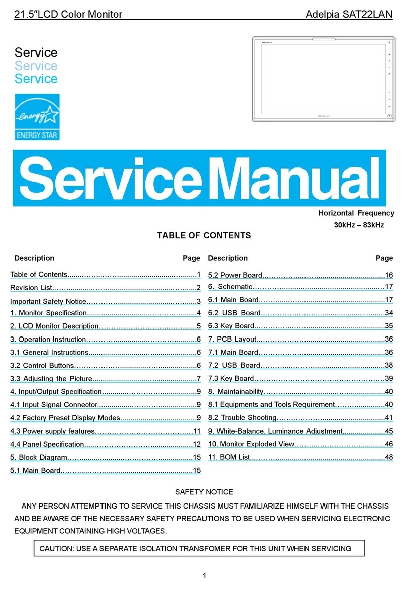 AOC Adelpia SAT22LAN User manual