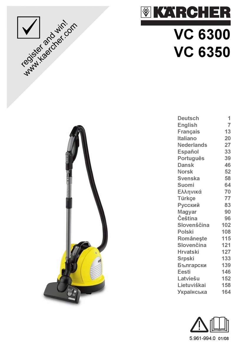 Kärcher VC 6300 instructions