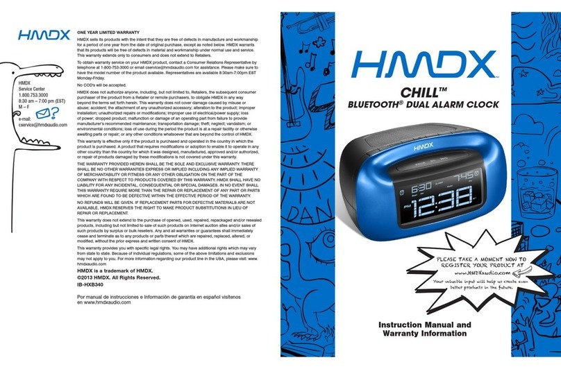 HMDX chill instruction manual