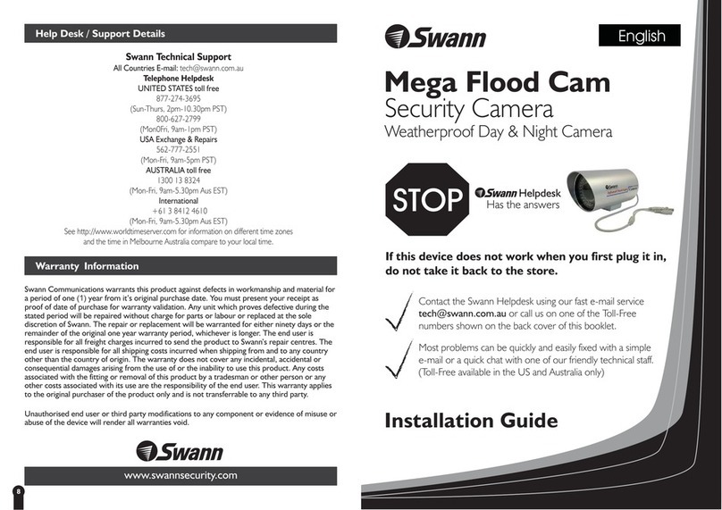 Swann Mega Flood Cam User manual