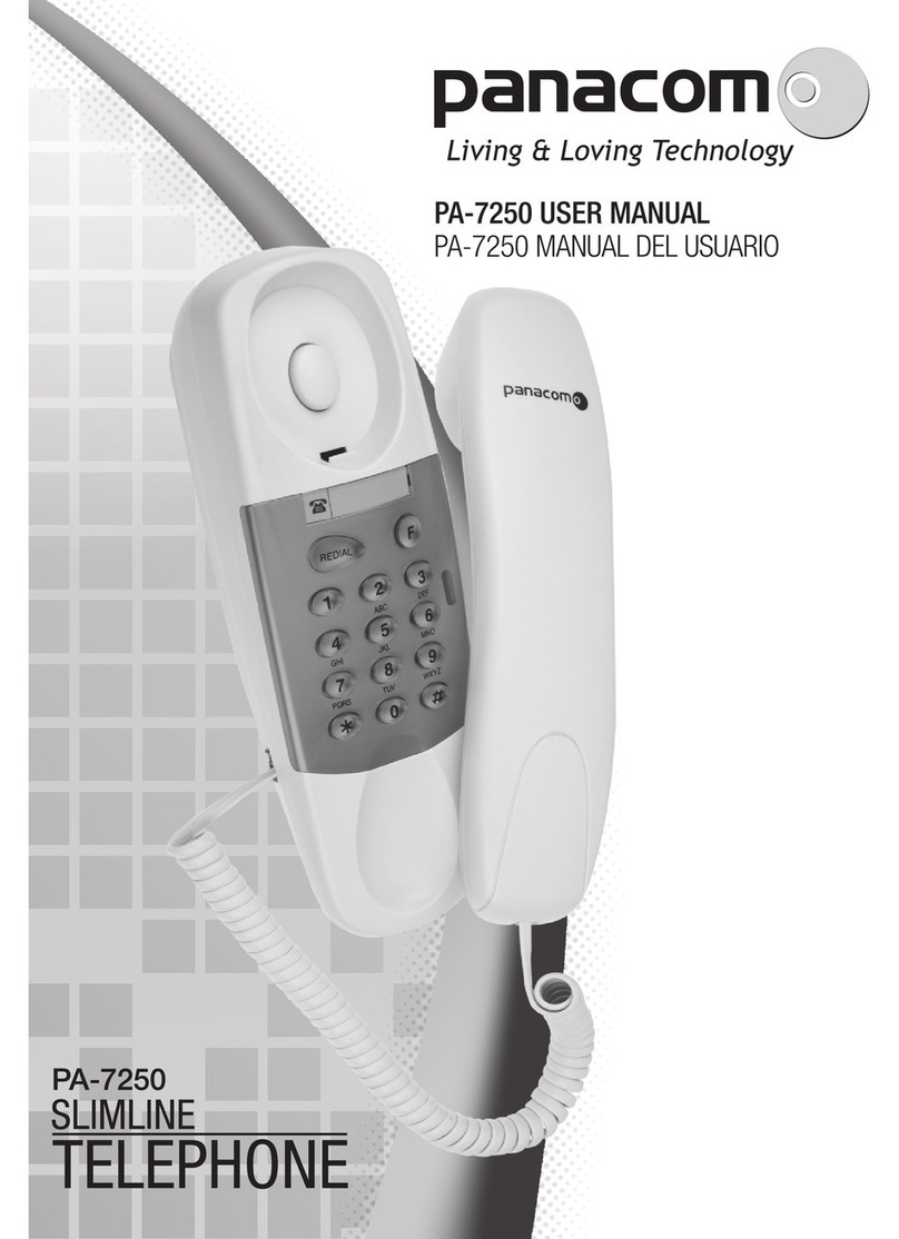 Panacom pa-7250 Slimline user manual