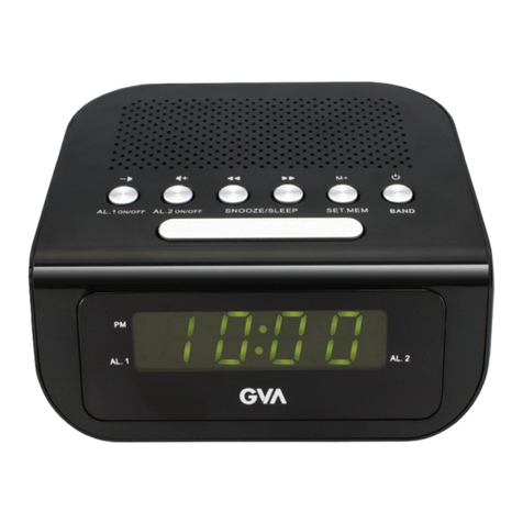 GVA GVACR972 instruction manual