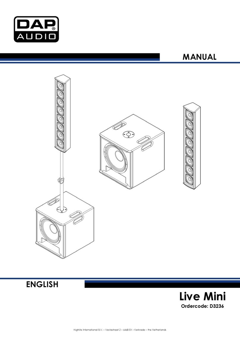 DAPAudio Live Mini User manual