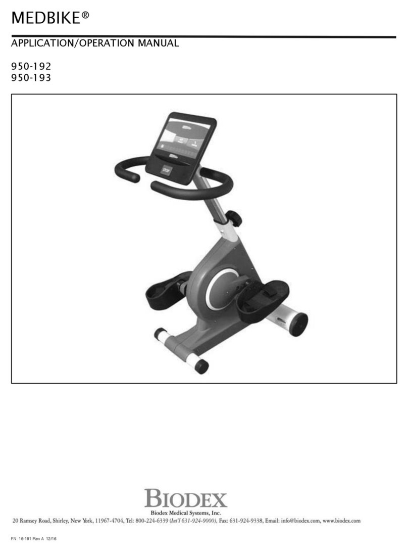 biodex 950-192 Application/operation manual