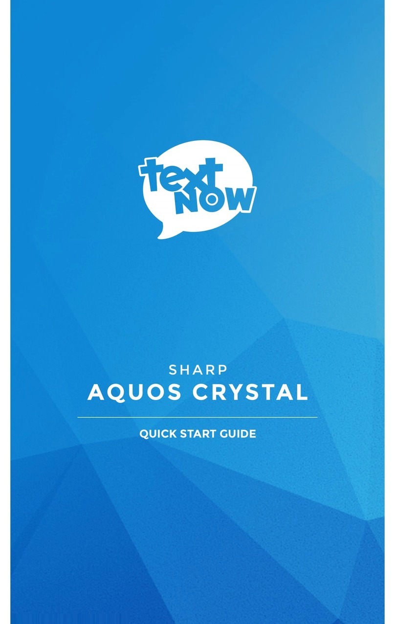Sharp AQUOS Crystal User manual