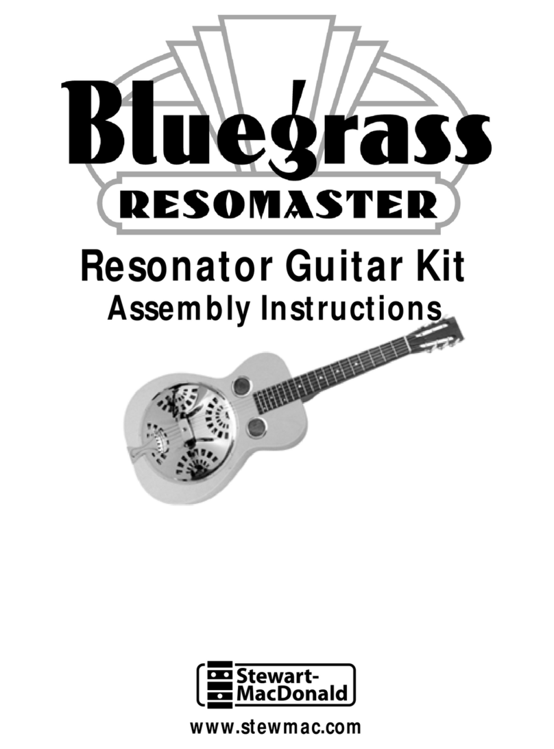 Stewart MacDonald Bluegrass Resomaster Assembly instructions