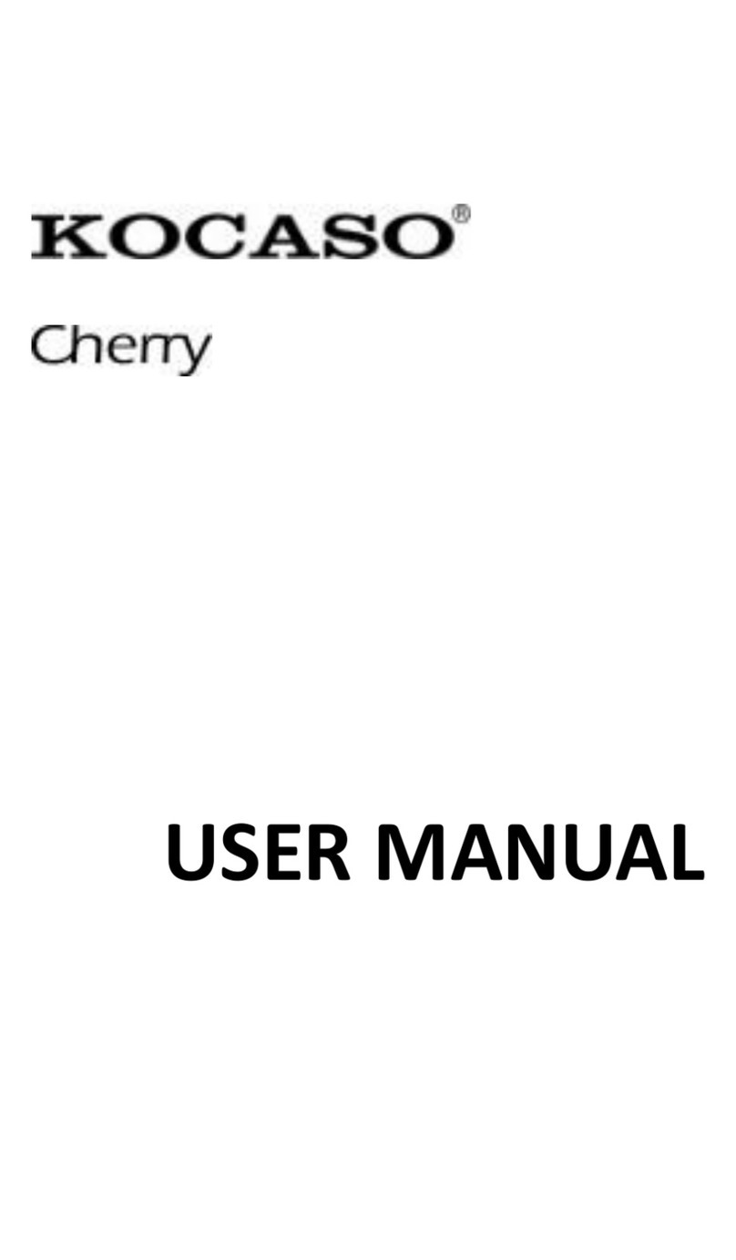 KOCASO CHERRY User manual