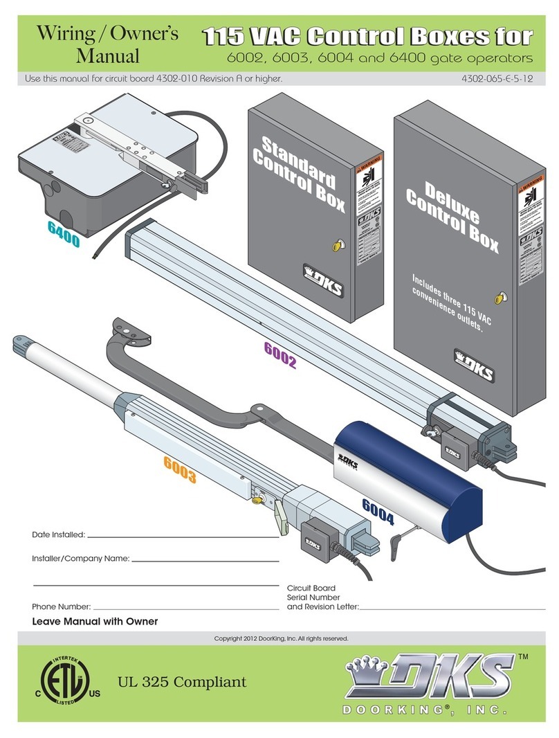 DKS 6002 owner's manual