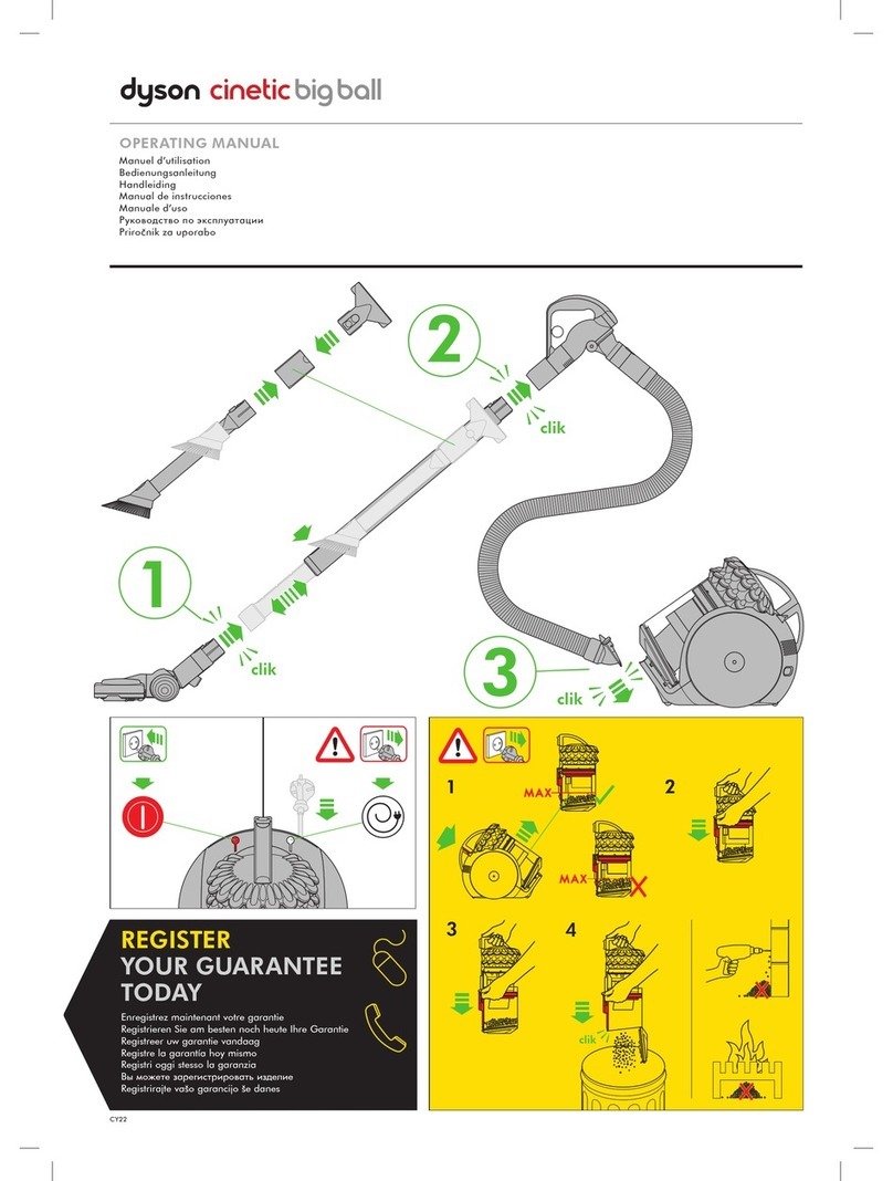 Dyson Cinetic Big Ball User manual Dyson Cinetic Big Ball User manual