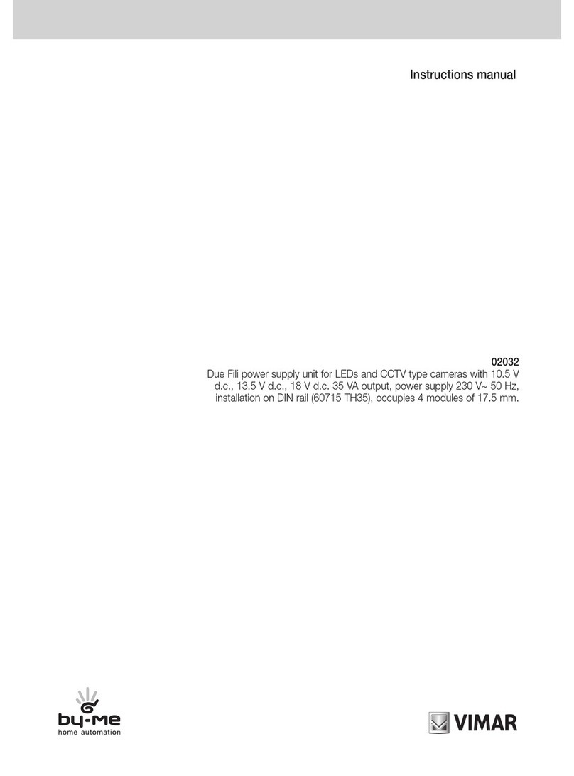 Vimar 02032 User manual