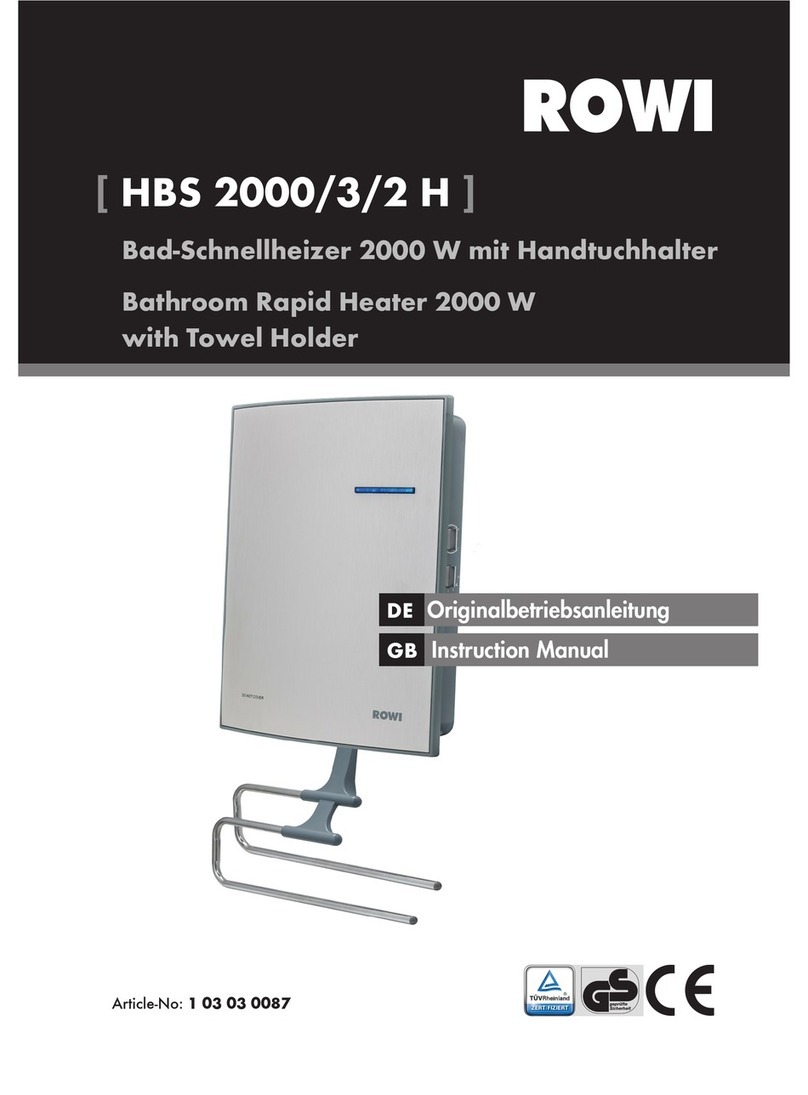 Rowi HBS 2000/3/2 H instruction manual
