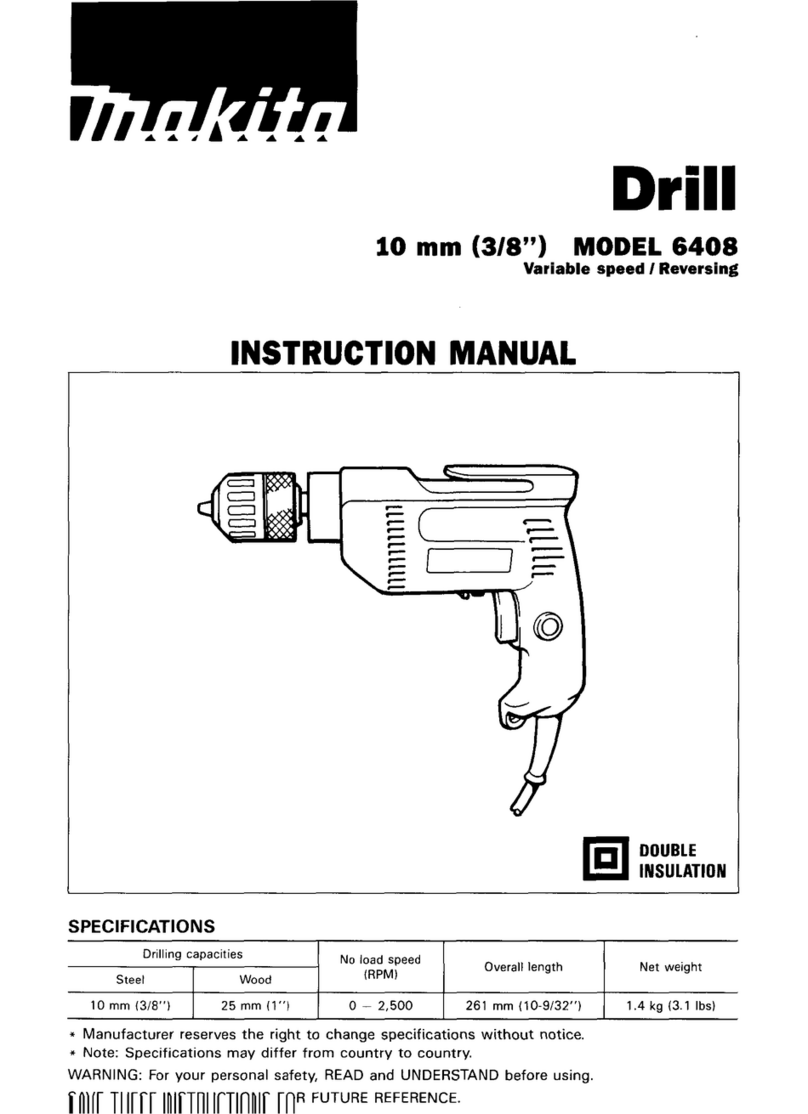 Makita 6408 instruction manual