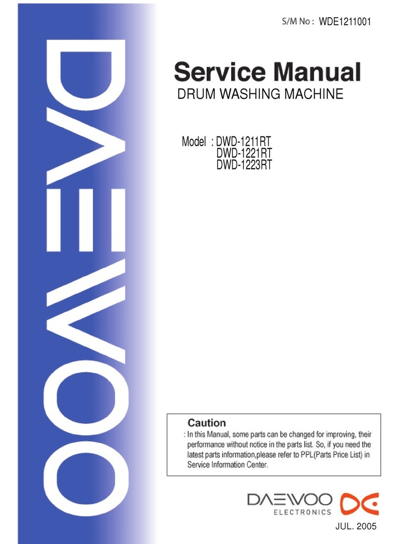 Daewoo DWD-1211RT Service manual