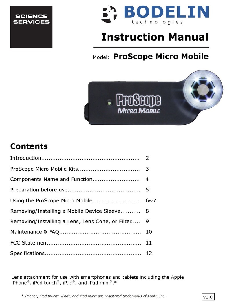 Bodelin technologies ProScope Micro Mobile User manual
