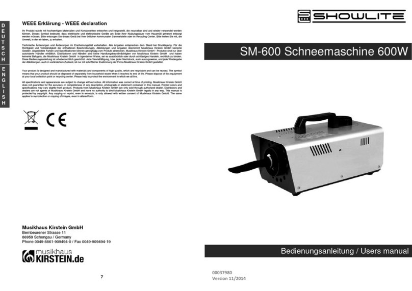 Showlite SM-600 user manual