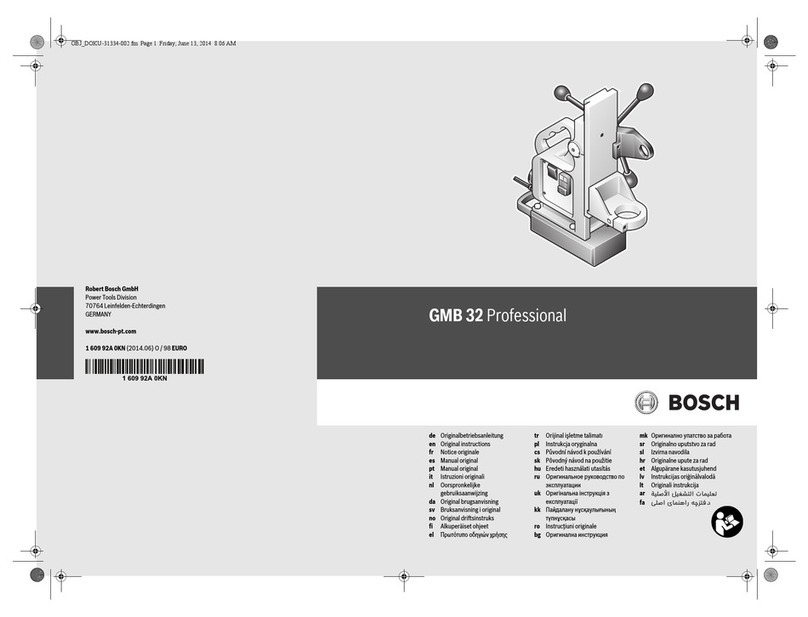 Bosch GMB 32 Professional operating instructions