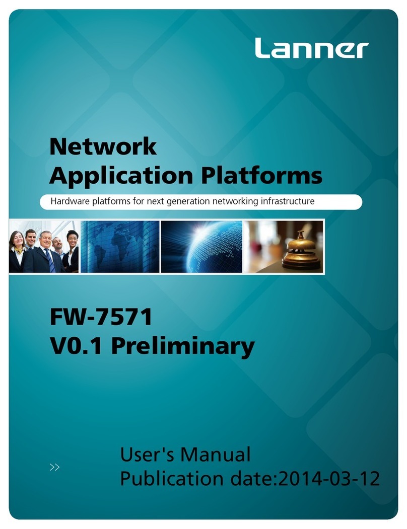 Lanner FW-7571 User manual