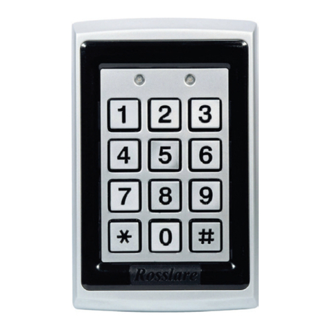 Rosslare AY-Q64 Installation and programming manual