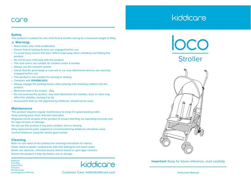 Kiddicare Loco User manual