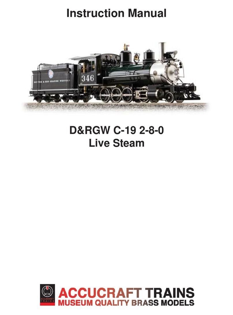 Accucraft D&RGW C-19 2-8-0 User manual