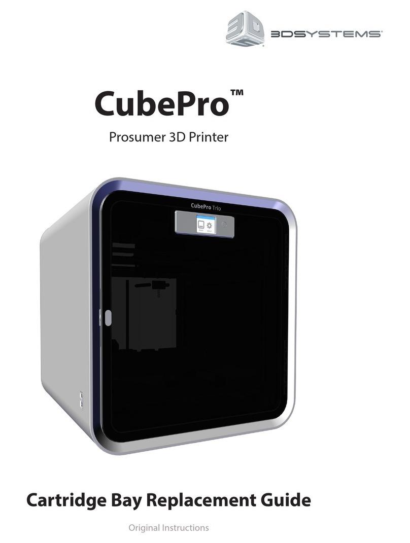 3D Systems CubePro User manual