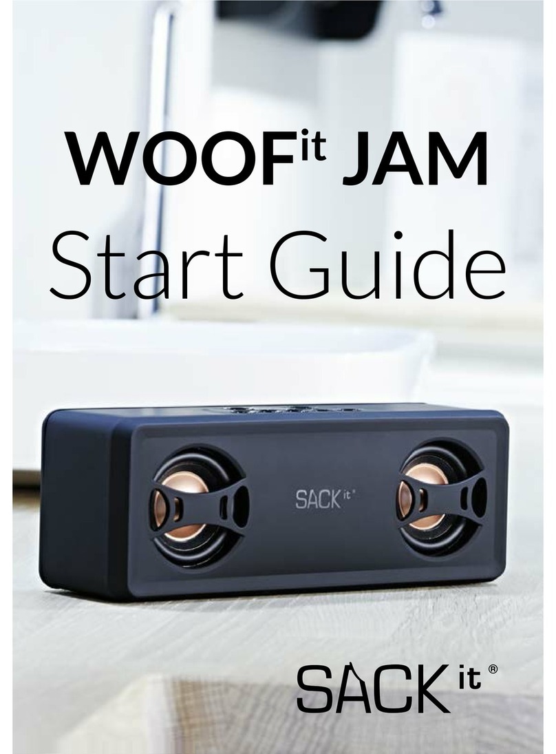 SACKit WOOFit JAM Start guide