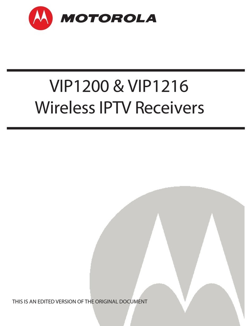 Motorola VIP1200 installation manual