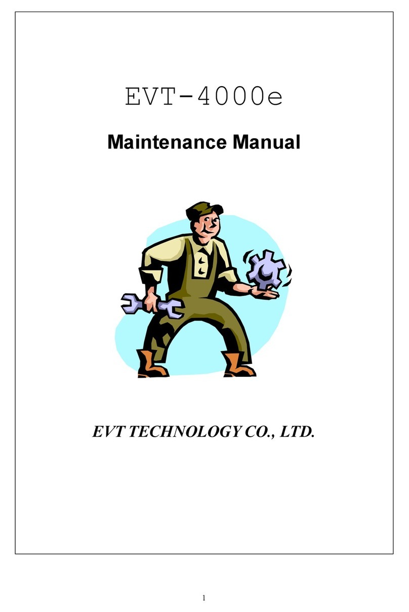 Bravo EVT-4000e Maintenance manual