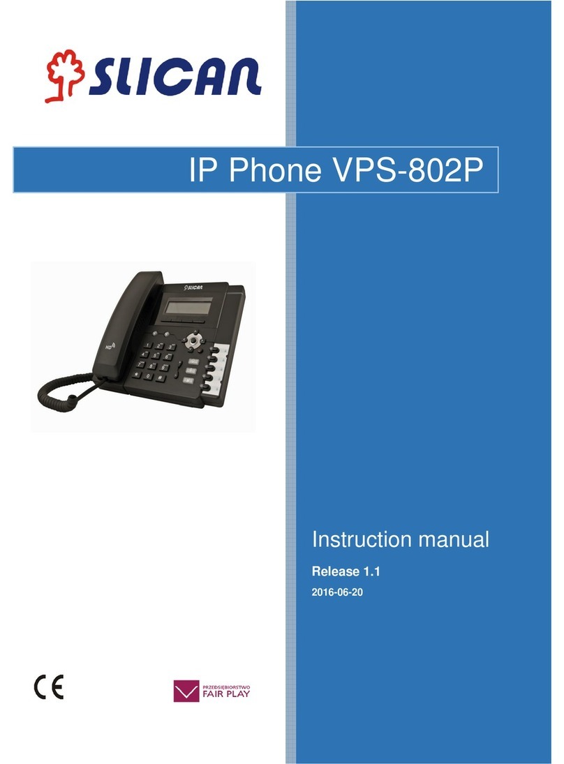 Slican VPS-802P User manual