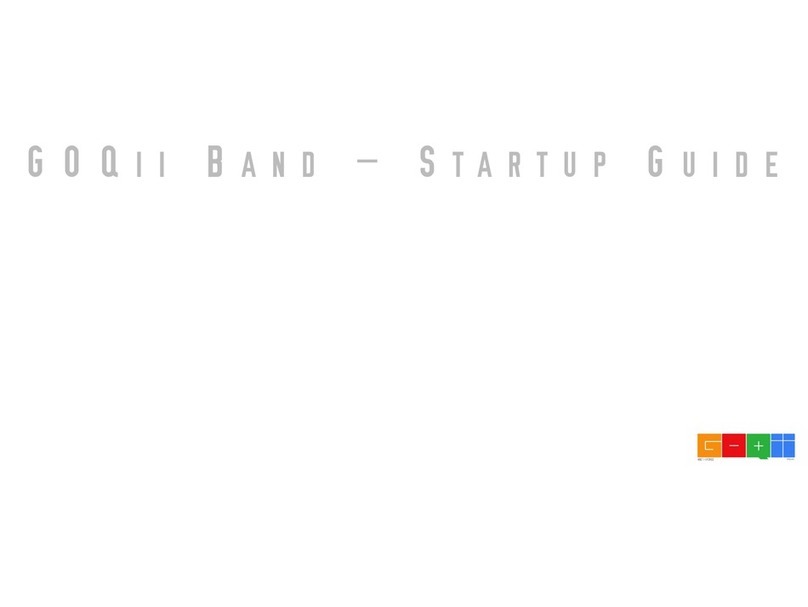 GOQII GOQii Band Startup guide