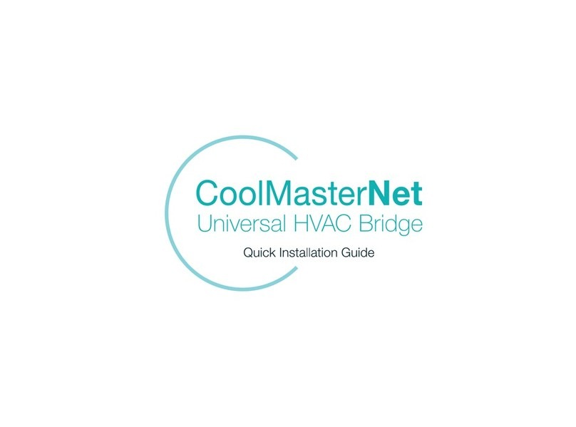 CoolAutomation CoolMasterNet Quick installation guide CoolAutomation CoolMasterNet Quick installation guide