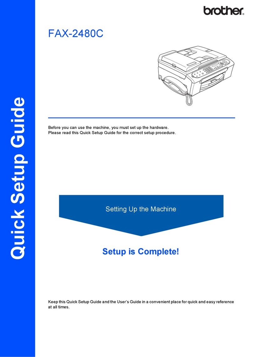 Brother FAX-2480C User manual