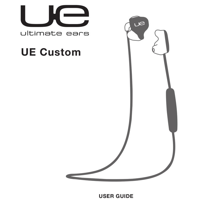 Ultimate Ears custom User manual