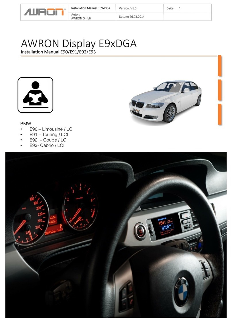 Awron E9xDGA User manual