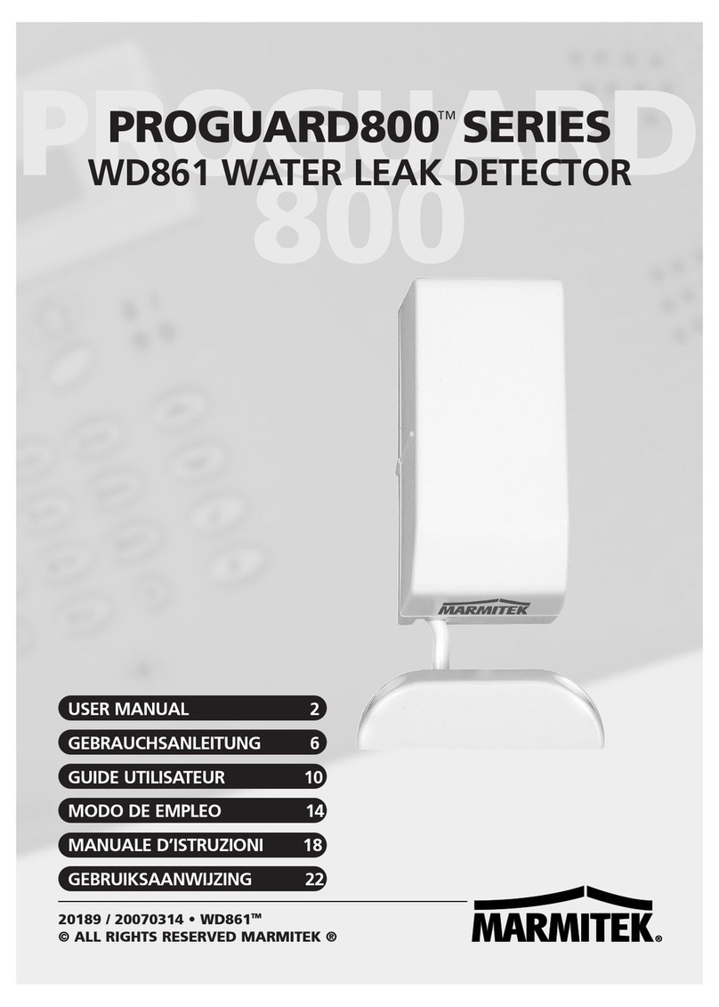 Marmitek WD861 Proguard 800 Series User manual