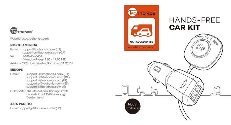 TaoTronics TT-BR03 user manual TaoTronics TT-BR03 user manual