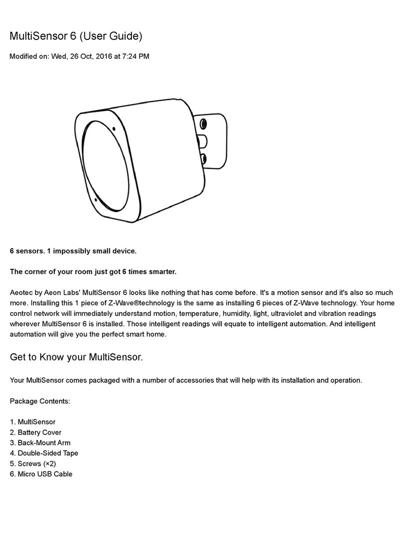 A-EON Aeotec MultiSensor 6 user guide