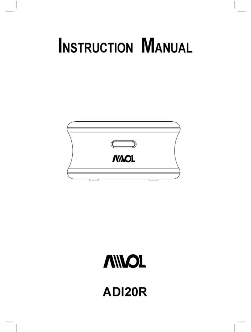 Avol ADI20R instruction manual