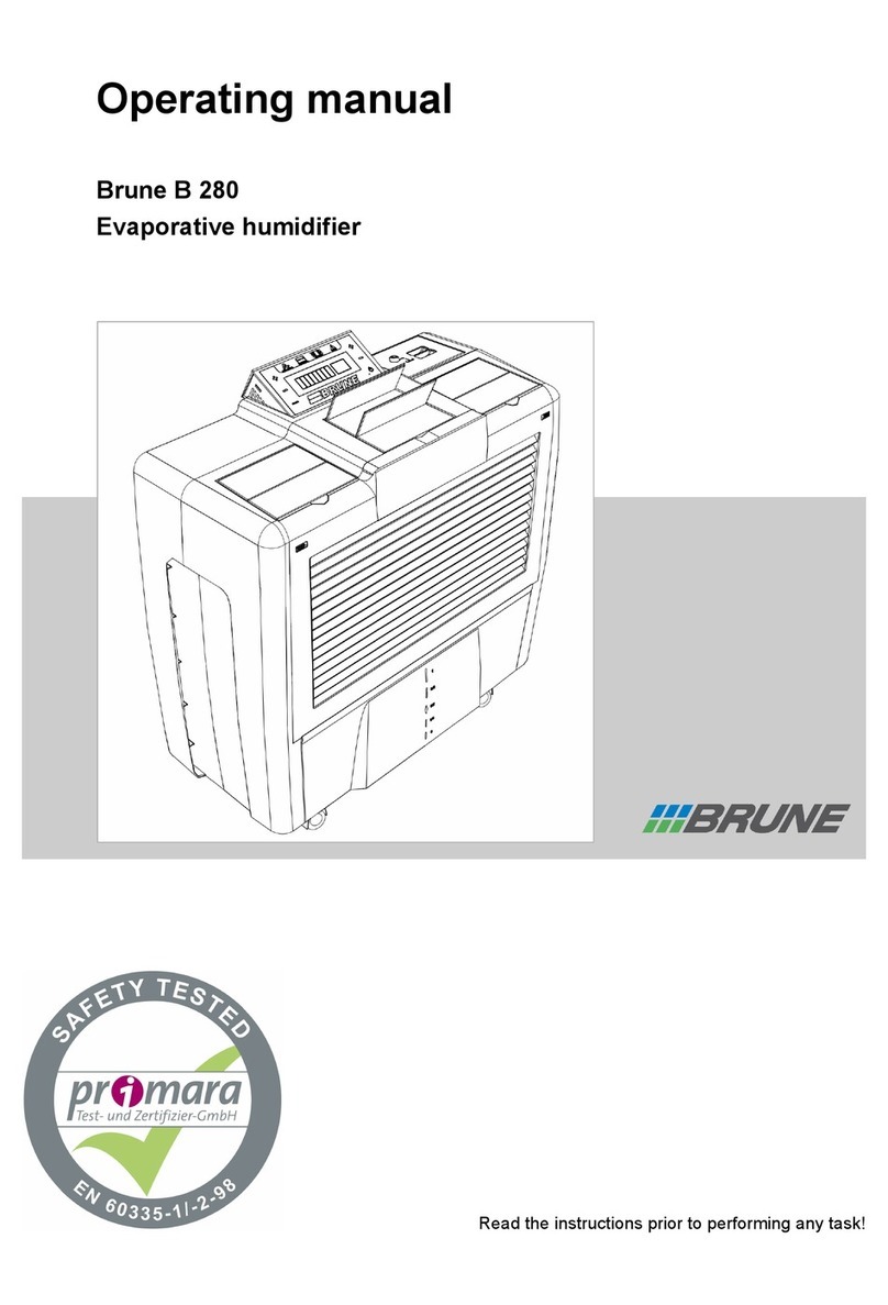 Brune B 280 User manual