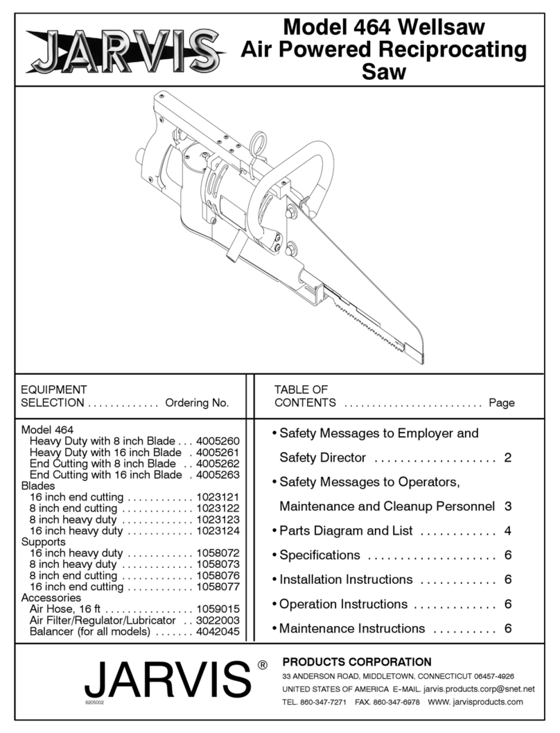 Jarvis 464 User manual