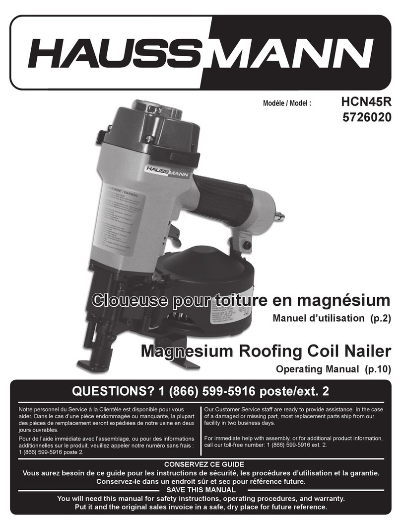Haussmann HCN45R operating manual