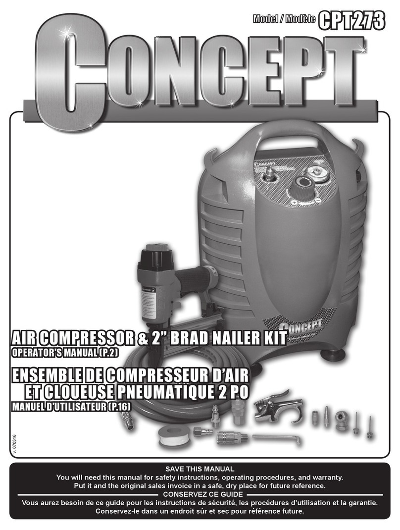 Concept2 CPT273 Operator's manual