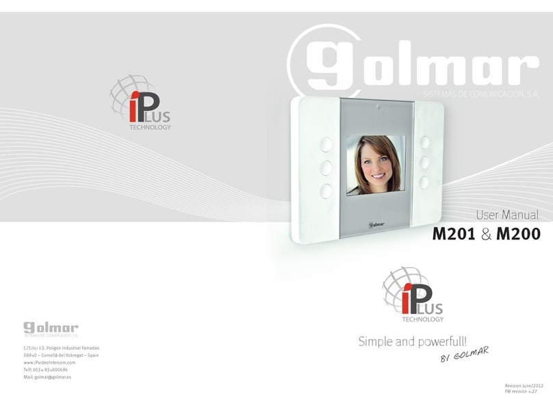 golmar M201 user manual
