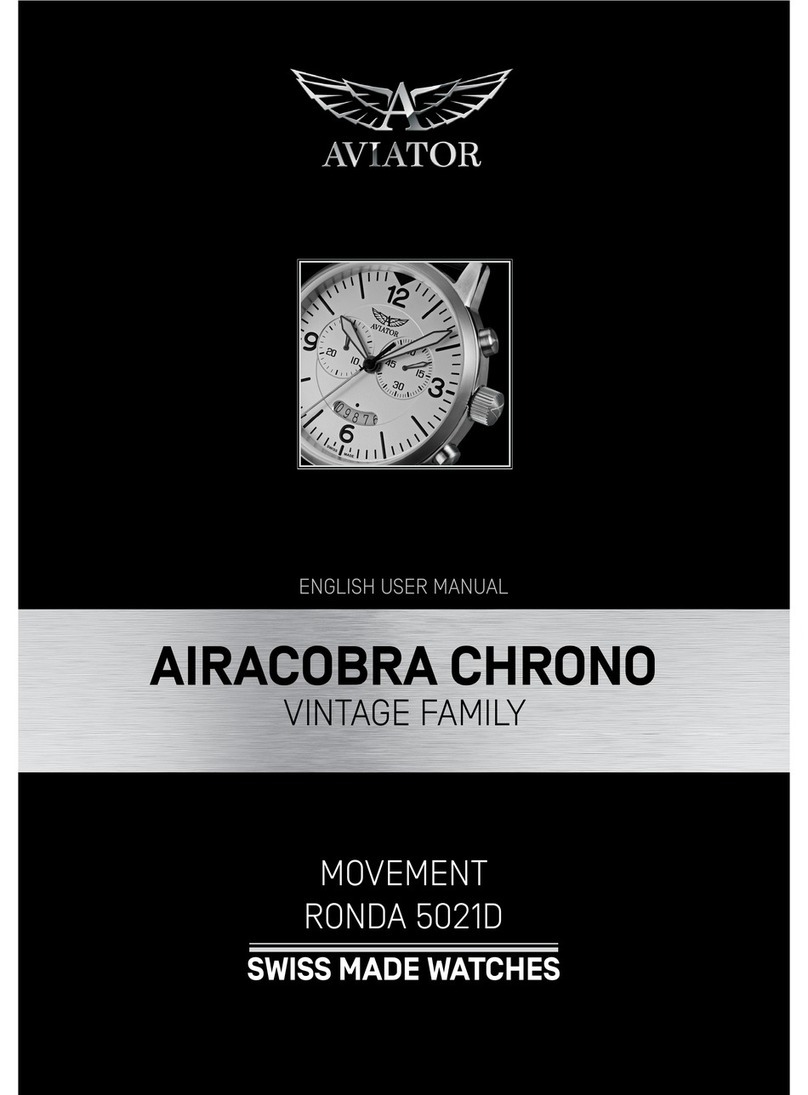 Aviator AIRACOBRA CHRONO User manual Aviator AIRACOBRA CHRONO User manual