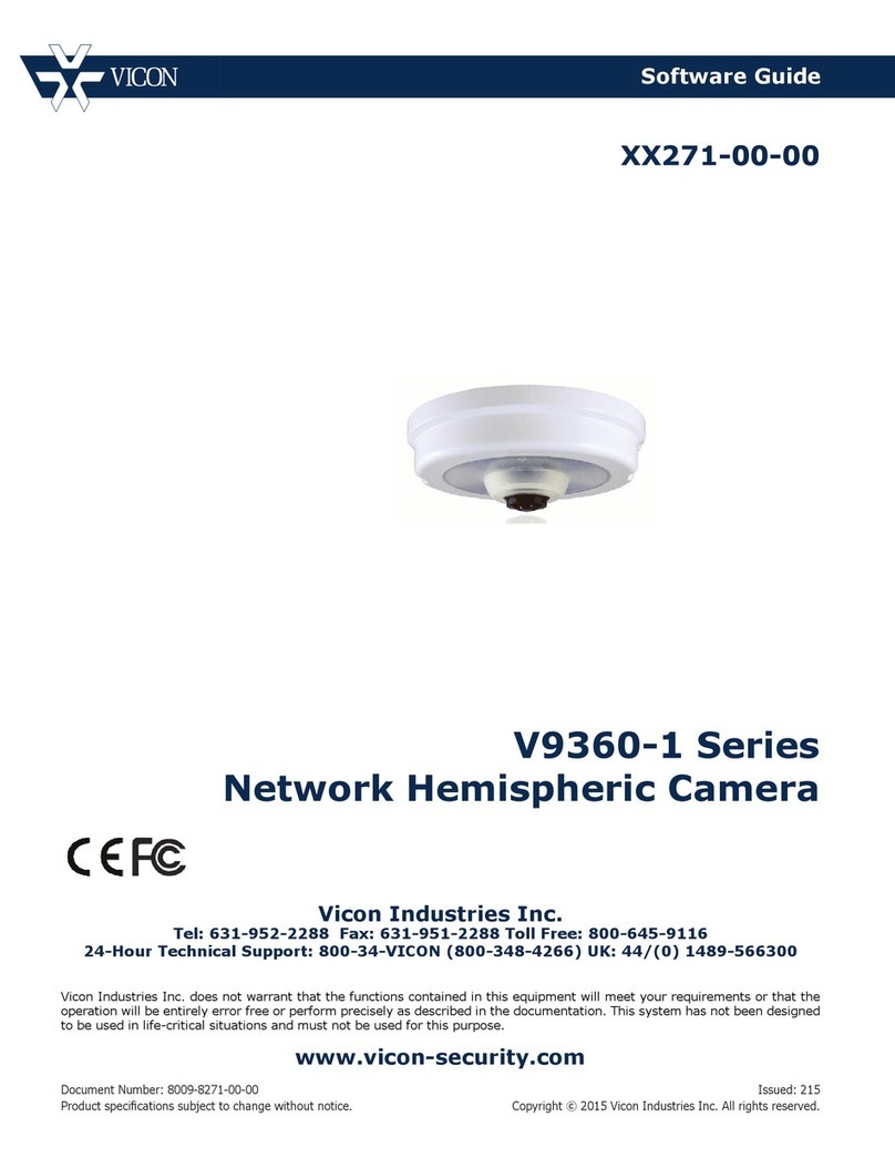 Vicon V9360-1 Quick start guide