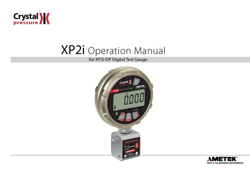 Crystal Pressure XP2i-DP Operation manual