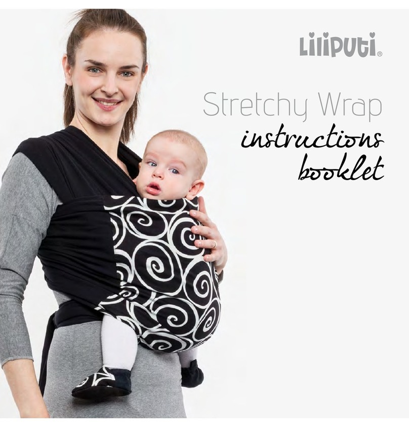 Liliputi Stretchy Wrap Instruction booklet