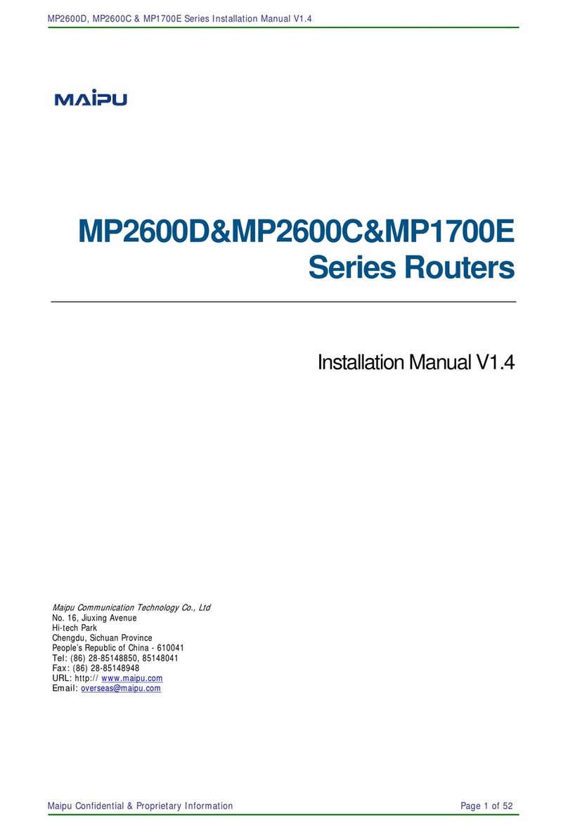 Maipu MP2600C Series User manual