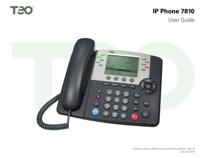 Teo 7810 user guide