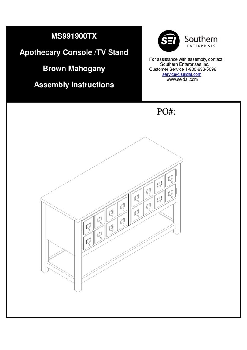 Southern Enterprises MS991900TX Assembly instructions